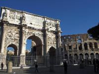 Constantinbogen und Colosseum